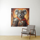 Koala Fantasy Warrior Wandkleed (In situ)