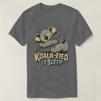 “Koala Fed to Sleep” Slaapdier Koala-ontwerp  T-shirt