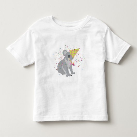 Koala Feestje - Dieren die een Feest Hebben Kinder Shirts (Voorkant)
