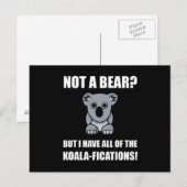 Koala Fications Briefkaart (Voorkant / Achterkant)