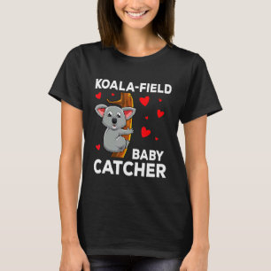 Koala-Fied Baby Vangende Doula Baby Geboorte Verlo T-shirt