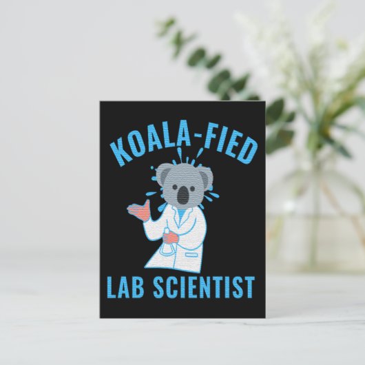 KOALA-FIED LAB WETENSCHAPPELIJK - KOALA LAB TECH BRIEFKAART (Staand voorkant)
