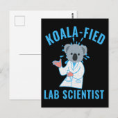 KOALA-FIED LAB WETENSCHAPPELIJK - KOALA LAB TECH BRIEFKAART (Voorkant / Achterkant)