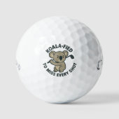 Koala-Fied mist elke schot golfbal Golfballen (Voorkant)