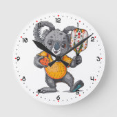 Koala-fied to Dinke Pickleball Ronde Klok (Voorkant)