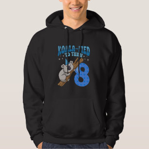 Koala-Fied wordt 8 jaar oud 8e verjaardagsfeest Hoodie