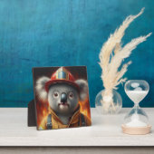 Koala Firefighter Fotoplaat (Insitu)
