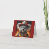 Koala Firefighter Kaart (Voorkant)