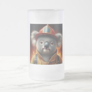 Koala Firefighter Matglas Bierpul