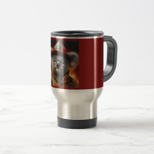 Koala Firefighter Reisbeker (Voorkant rechts)