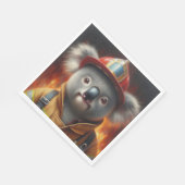 Koala Firefighter Servet (Hoek)
