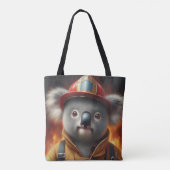Koala Firefighter Tote Bag (Achterkant)