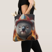Koala Firefighter Tote Bag (Dichtbij)