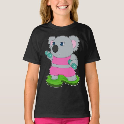 Koala Fitness Dumbbell T-shirt (Voorkant)