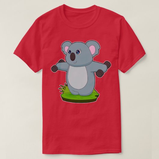 Koala Fitness Dumbbells T-shirt (Design voorkant)