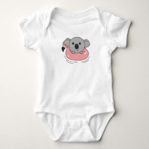Koala Flamingo Swim Rings Summer Animals Romper