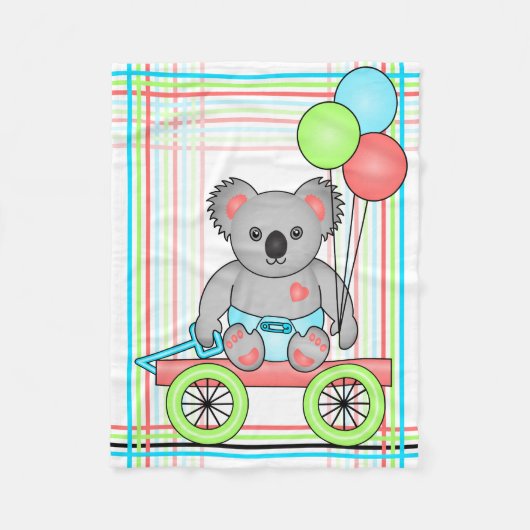 Koala Fleece Blanket Deken (Voorkant)