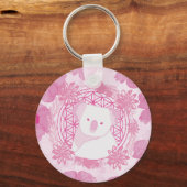 Koala Flower of life Sleutelhanger (Voorkant)
