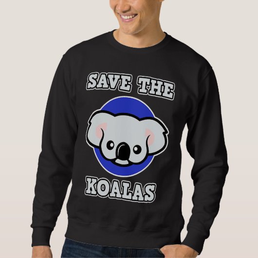 Koala for Men and Women  Save the Koalas Trui (Voorkant)