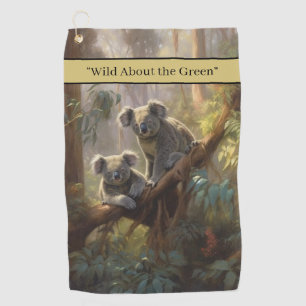 Koala Forest Dreams aanpasbaar Golfhanddoek