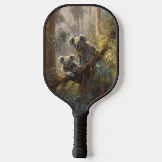 Koala Forest Dreams aanpasbaar Pickleball Paddle (Achterkant)