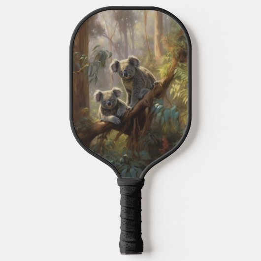 Koala Forest Dreams aanpasbaar Pickleball Paddle (Voorkant)