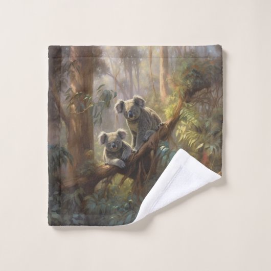 Koala Forest Dreams Bad Handdoek (Wasdoekje)