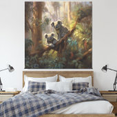 Koala Forest Dreams Canvas Afdruk (Insitu (Slaapkamer))