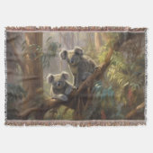 Koala Forest Dreams Deken (Voorkant)