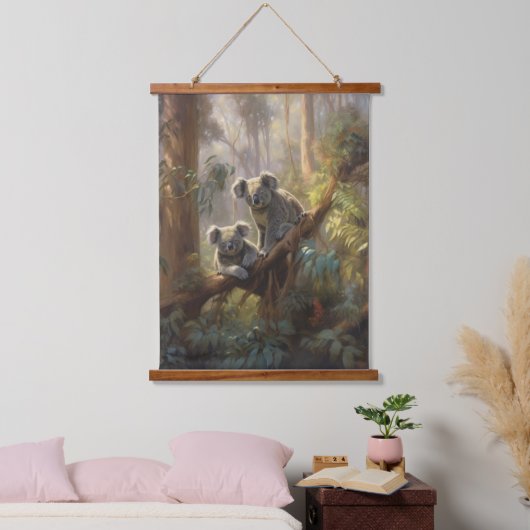 Koala Forest Dreams Hangend Wandkleed (Slaapkamer)
