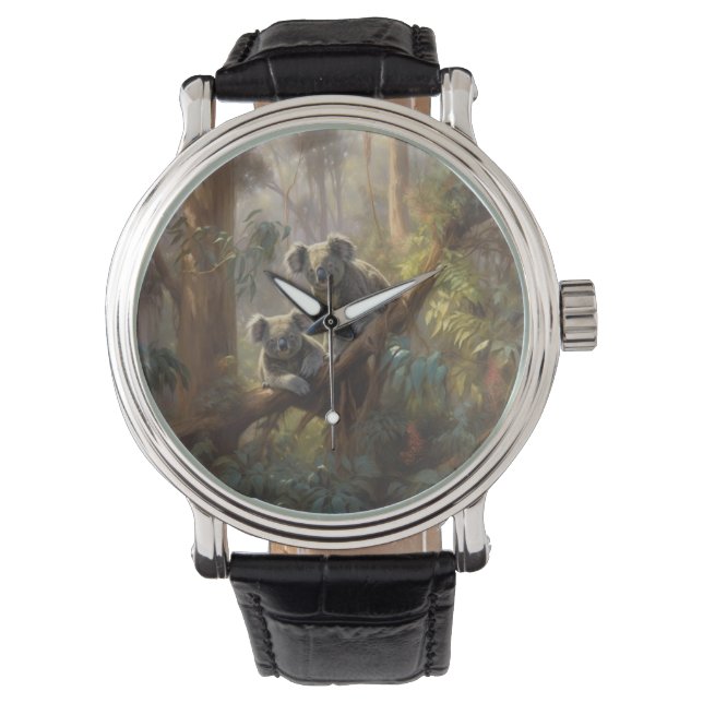 Koala Forest Dreams Horloge (Voorkant)