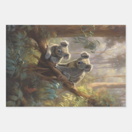 Koala Forest Dreams Inpakpapier Vel