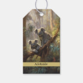 Koala Forest Dreams, op maat gemaakt  Cadeaulabel (Voorkant)