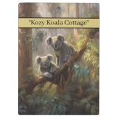Koala Forest Dreams, op maat Klembord (Achterkant)