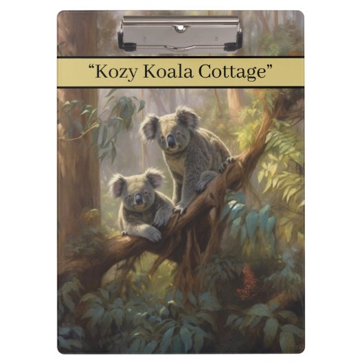 Koala Forest Dreams, op maat Klembord (Voorkant)