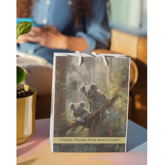 Koala Forest Dreams, op maat Medium Cadeauzakje