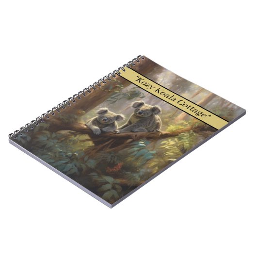 Koala Forest Dreams, op maat Notitieboek (Linkerzijde)