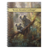 Koala Forest Dreams, op maat Notitieboek (Voorkant)