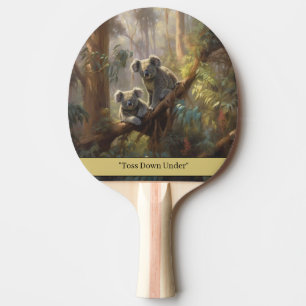 Koala Forest Dreams, op maat Tafeltennisbatje
