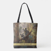 Koala Forest Dreams, op maat Tote Bag (Achterkant)
