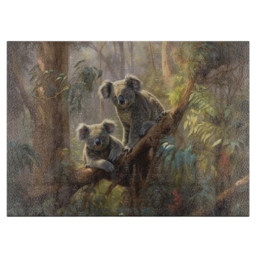 Koala Forest Dreams Snijplank (Voorkant)