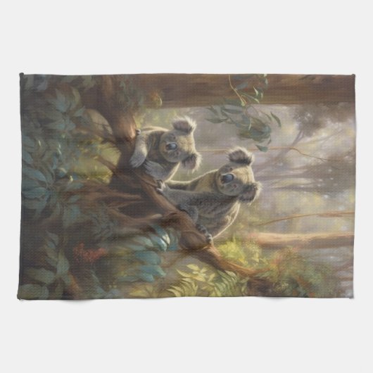 Koala Forest Dreams Theedoek (Horizontaal)