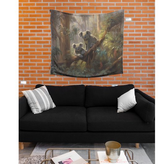 Koala Forest Dreams Wandkleed