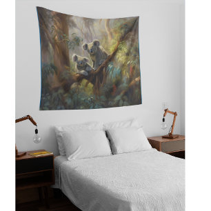 Koala Forest Dreams Wandkleed
