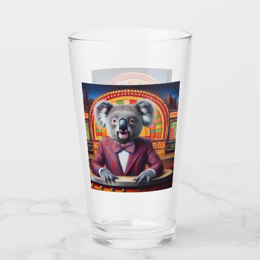 Koala Game Show Host Glas (Voorkant)