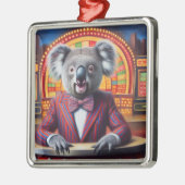 Koala Game Show Host Metalen Ornament (Links)