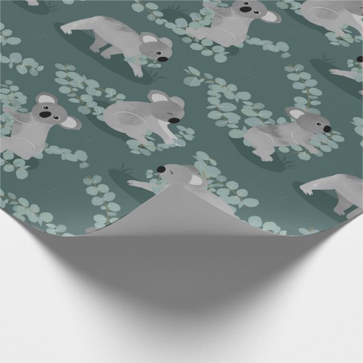 Koala Gathering Cadeaupapier (Hoek)
