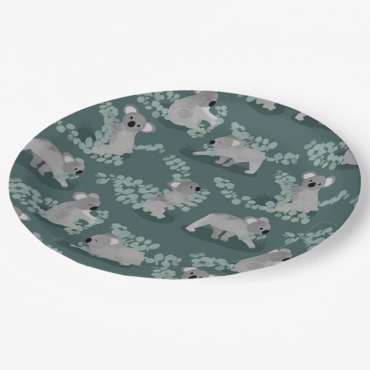 Koala Gathering Papieren Bordje (Gekanteld)