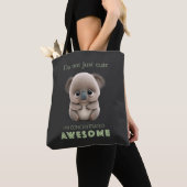 Koala Geconcentreerd Geweldige Leuk Schattig Grapp Tote Bag (Dichtbij)
