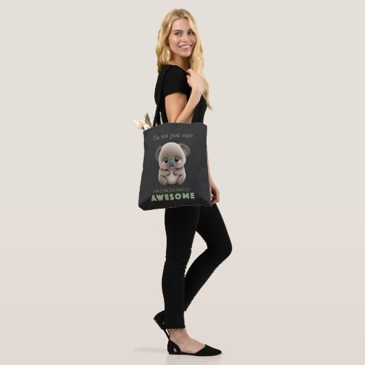Koala Geconcentreerd Geweldige Leuk Schattig Grapp Tote Bag (Op model)